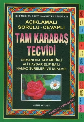 Tam Karabaş Tecvidi Fihristli (Kod 034)