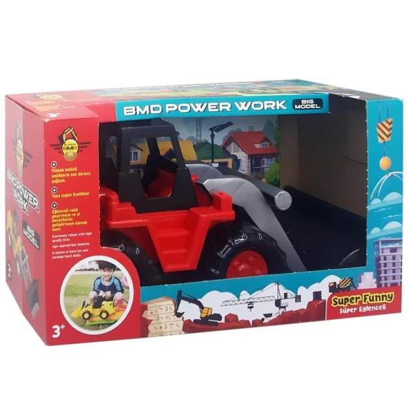 Asya Oyuncak Dozer Bmd Work Power Dozer (Karışık Model 1 Adet)