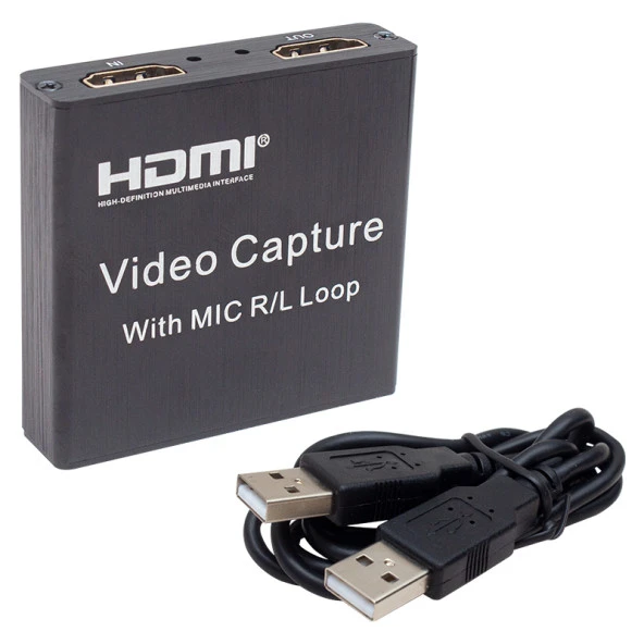 4K HDMI UYUMLU 1080P USB 2.0 VİDEO CAPTURE KART (2818)