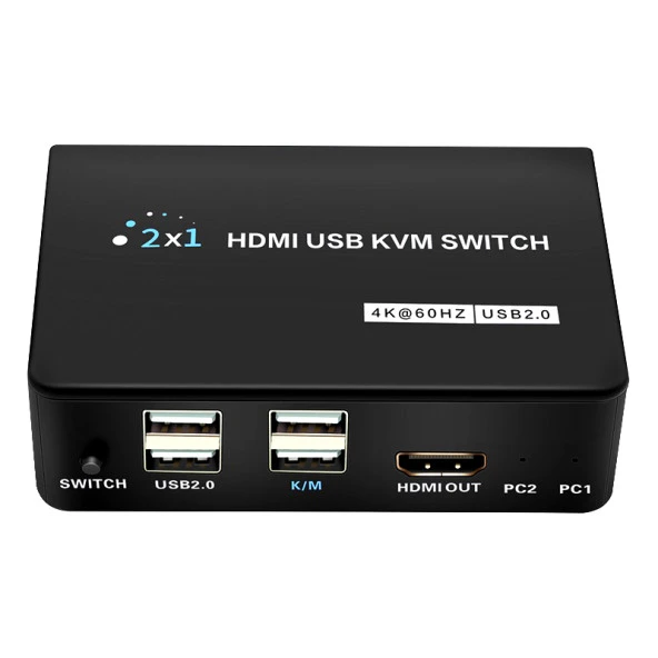 4K HDMI USB KVM SWITCH 2X1 (2818)