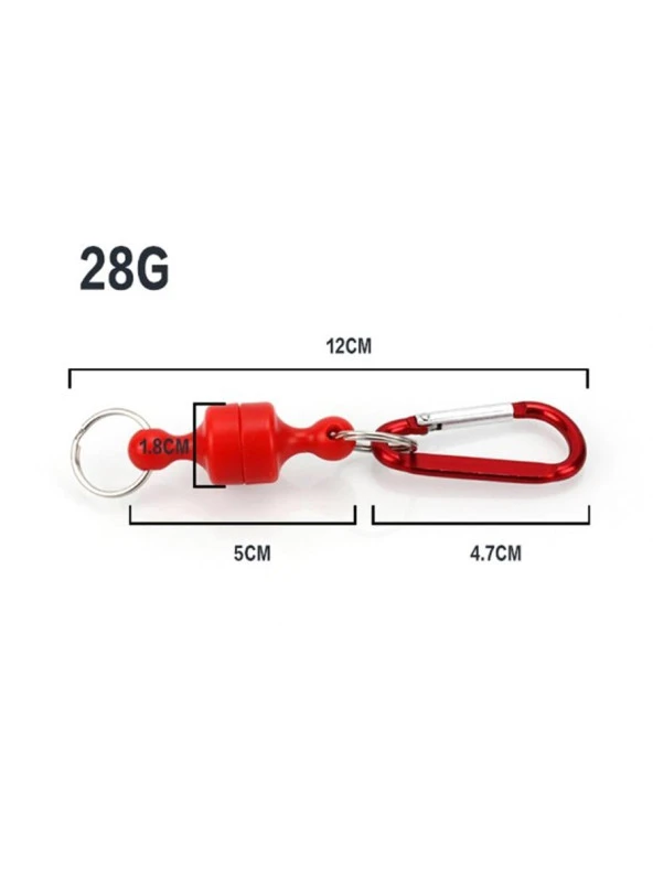 Captain 7683 Çok Amaçlı Mıknatıslı Karabina Magnet Klips - Resim 2