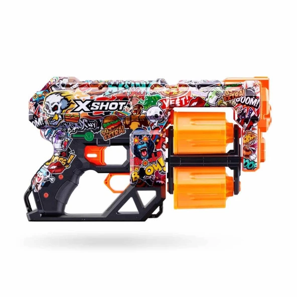 Sunman X-Shot Skins Dread 12 Mermili Sünger Dart Atan Silah 31 CM