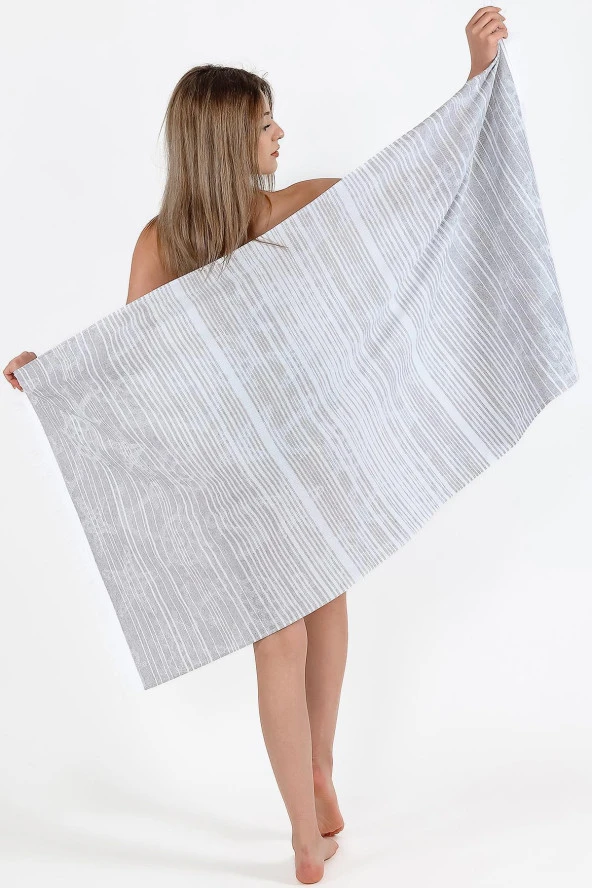 Marine 2 Adet 75x150 cm Plaj Havlusu Peştemal Havlu - 4