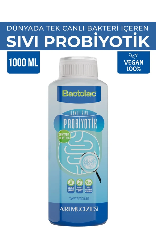 Bactolac Sıvı Formda Mikroorganizma İçeren Probiyotik 1000 ml