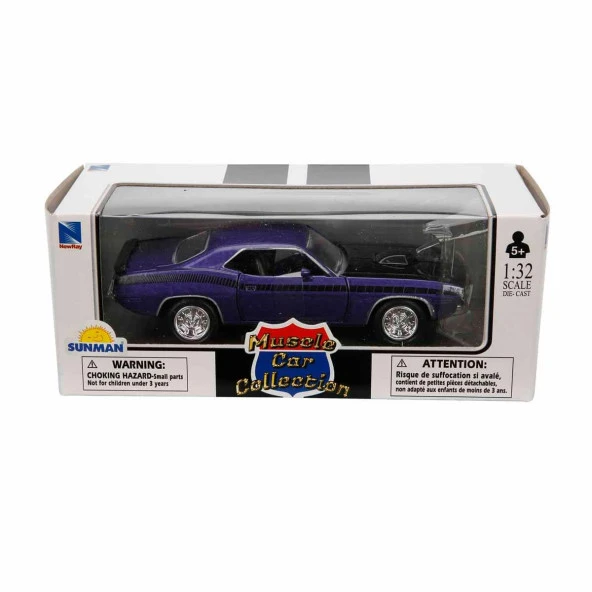 Sunman 1:32 Muscle Model Araba (Karışık Model 1 Adet) - 3