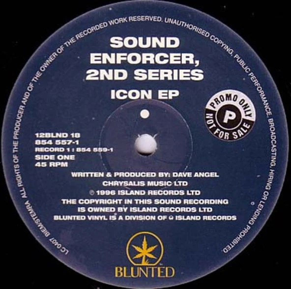 Sound Enforcer – 2nd Series "Icon EP" 2xLP Techno Vinly Plak alithestereo