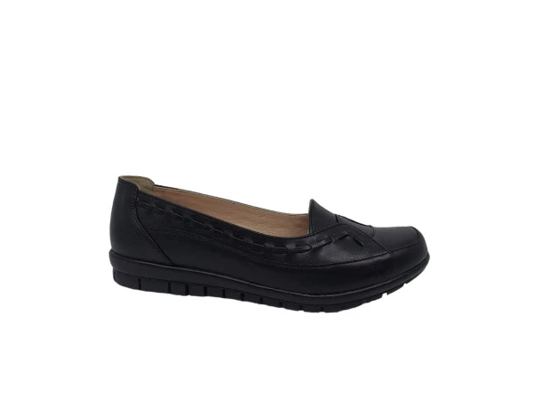 Zerhan 205 Kadın Siyah Günlük Kullanım Ayakkabı