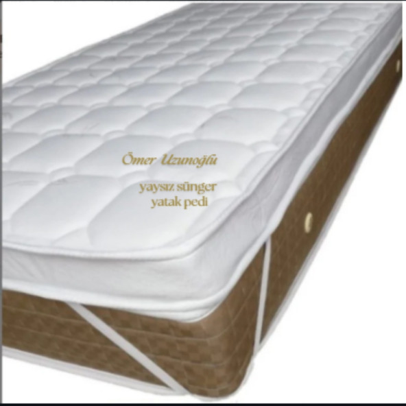 80X200X8 Bambu Kumaş Yaysız Sünger Yatak Pedi ( Yatak üstü minder )