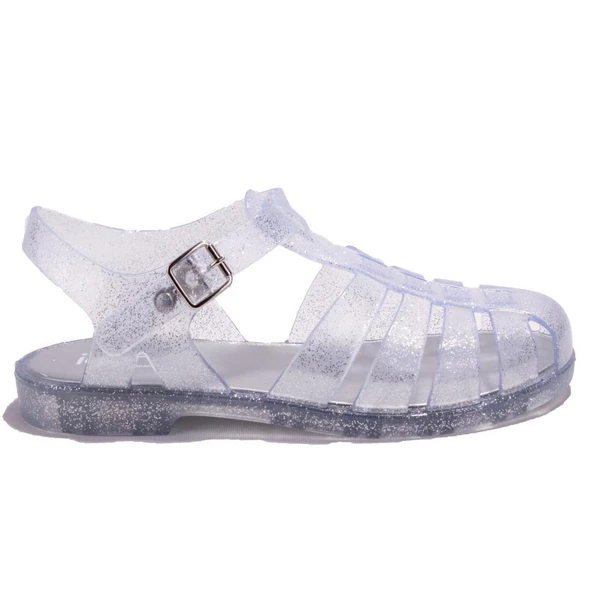 Igor S10262 Bıarrıtz Glitter Beyaz Ortopedik Günlük Kadın Sandalet - 2