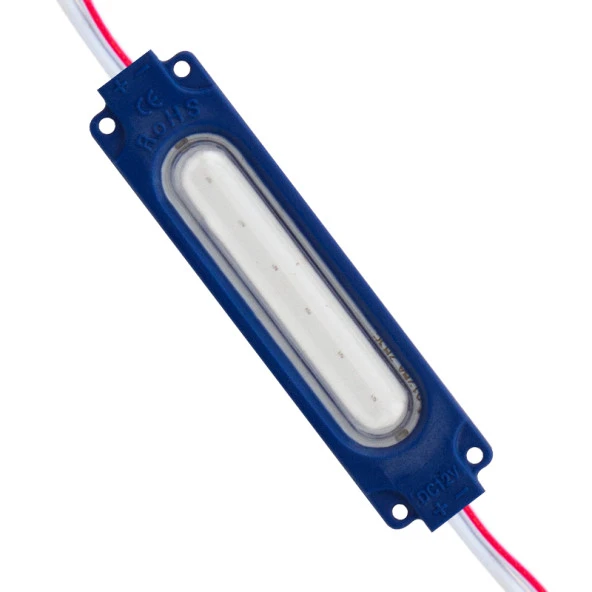 12 VOLT 2 WATT MAVİ MODÜL LED 68X16 MM (2818)