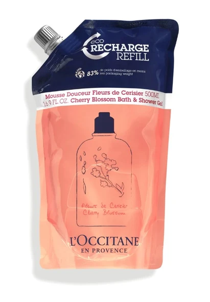 L'occitane  Kiraz Çiçeği Duş Jeli Eko-Yedek 500 ML ürün görseli 1