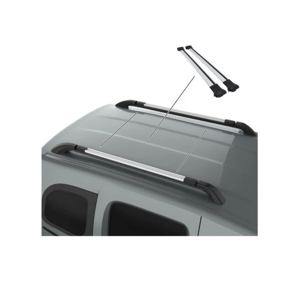 Dacia Duster Ara Atkı Gri 2014-2018 Arası Uyumlu Pnd - 2