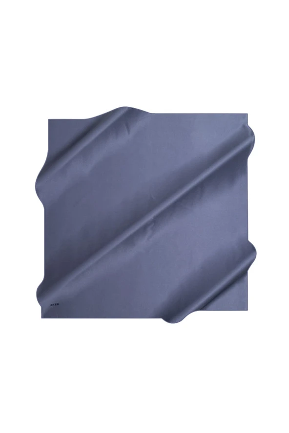 90x90 7747758 Düz Taşlanmış Ipek Krep Saten