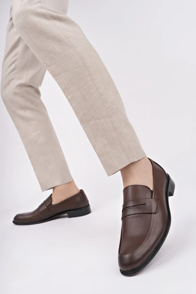 Muggo H040  Hakiki Deri Klasik Erkek Ayakkabı - 11