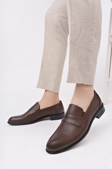 Muggo H040  Hakiki Deri Klasik Erkek Ayakkabı - 10