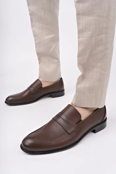 Muggo H040  Hakiki Deri Klasik Erkek Ayakkabı - 9