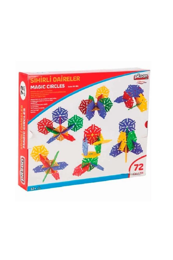 Pilsan Sihirli Daireler Kutulu 72 Parça 03294