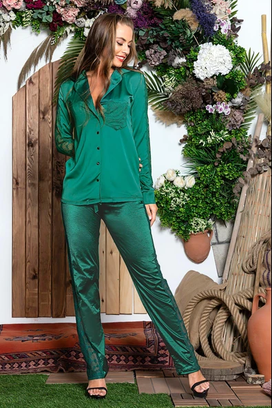 Gallipoli 31726 Bralet Sütyen Gömlek Pantolon Takım - 5