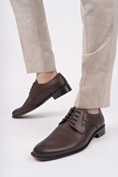 Muggo H043 Hakiki Deri Klasik Erkek Ayakkabı - 9