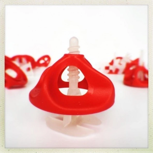 Made Twister Seviye Tespit Derz Artısı Somunu Vidalı Sistem Seramik Tutucu  1 Paket ( 100 Adet )