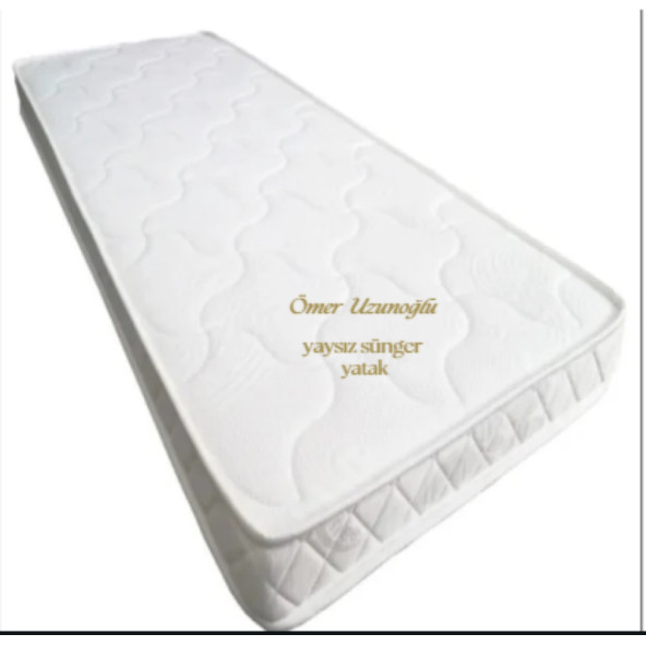70X140X8 Bambu Kumaş Yaysız Sünger Yatak Pedi ( Yatak üstü minder ) - 4