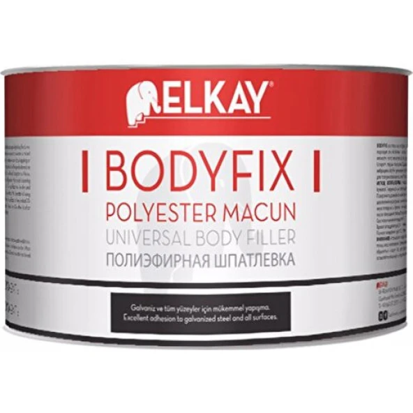 Elkay Bodyfıx Polyester Çelik Macun  1000 gr