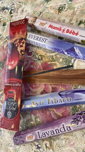 Çubuk Tütsü Seti Çiçek - Resim 3