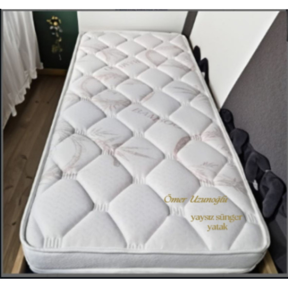 60X130X10 Bambu Kumaş Yaysız Sünger Yatak