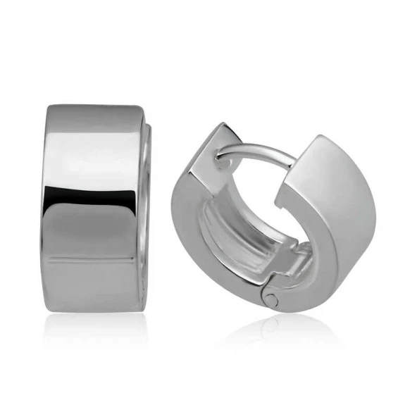 Himarry Gümüş Halka Erkek Küpe ürün görseli