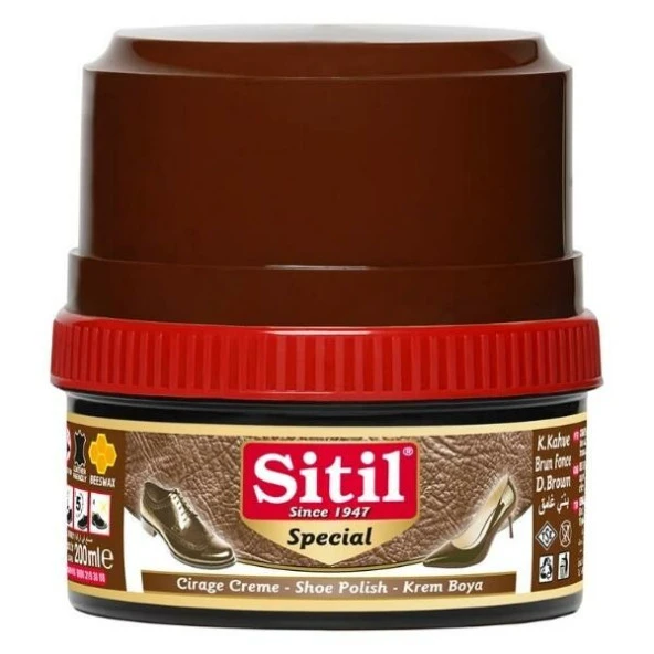 Sitil 200gr(175ml) K,Kahve Ayakkabı Boyası