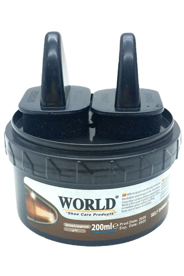 World K,Kahve 200ml Ayakkabı Boyası