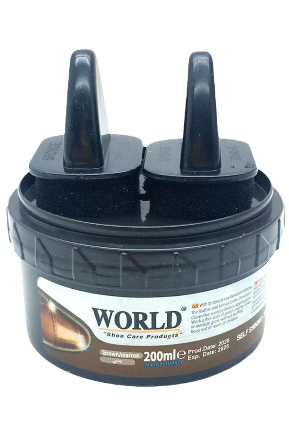 World A,Kahve 200ml Ayakkabı Boyası