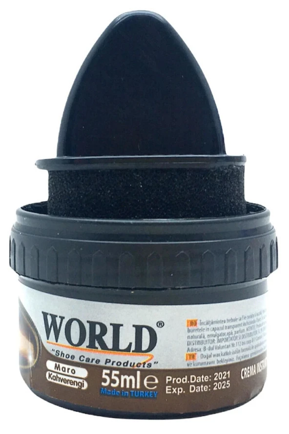 World K,Kahve 55ml Ayakkabı Boyası