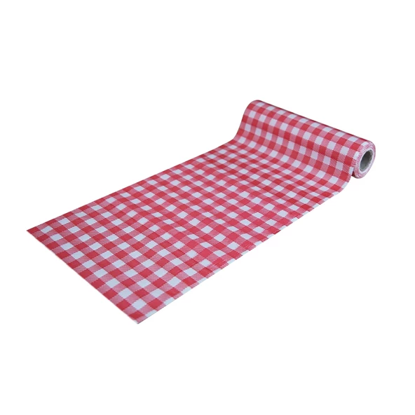 Pratikser Tek Kullanımlık Masa Örtüsü Kırmızı - 100x80cm - 4 Rulo - 3