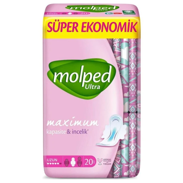 Molped Ultra Süper Ekonomik Uzun Hijyenik Ped 20'li
