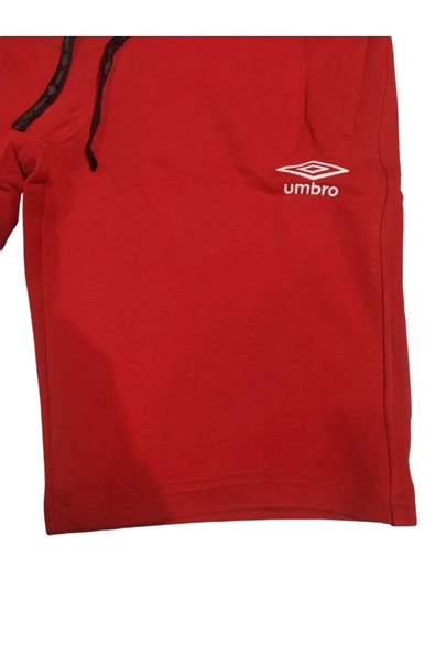 Umbro Bold - Erkek Kırmızı Pamuklu Şort - TE0105 - Resim 5