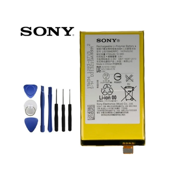 Axya Sony Xperia Z5 Mini Compact Uyumlu Batarya Pil + Tamir Seti