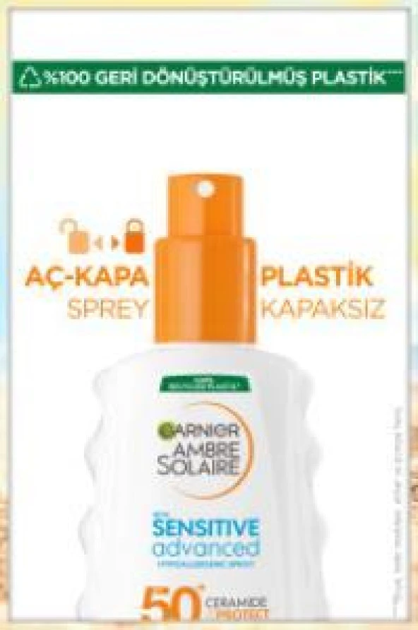 Garnier Sensitve Advanced Spray For Hassas Ciltler SPF50 150 ml - 3