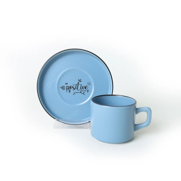 Keramika Keraart Rainbow Motto Stackable Çay Takımı 12 Parça 6 Kişilik - 8