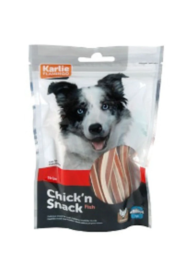FLAMİNGO CHİCKEN BALIKLI UZUN SAND köpek ödül maması 85 GR