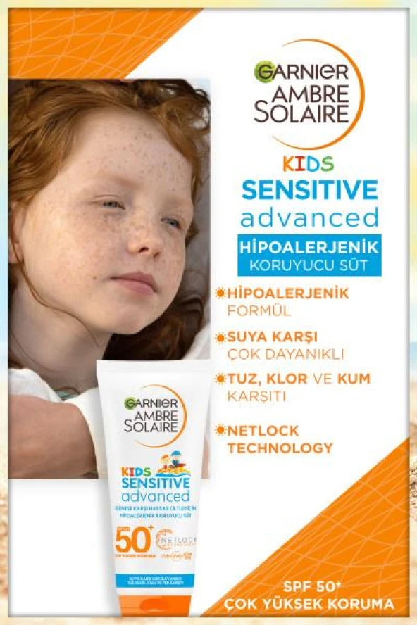 Garnier Ambre Solaire Sensitive Advanced Çocuk Güneş Koruyucu 200 ml - 2