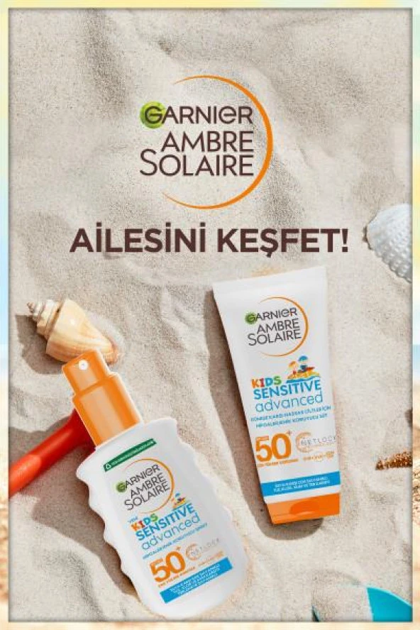 Garnier Ambre Solaire Sensitive Advanced Çocuk Güneş Koruyucu 200 ml - 6
