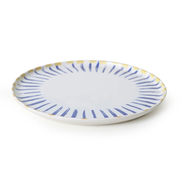 Keramika Keraart Yellow Line Servis Tabağı 28 Cm 6 Adet 21605 - 4