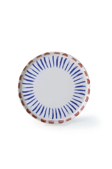 Keramika Keraart Red Line Pasta Tabağı 22 Cm 6 Adet 21606 - Resim 5