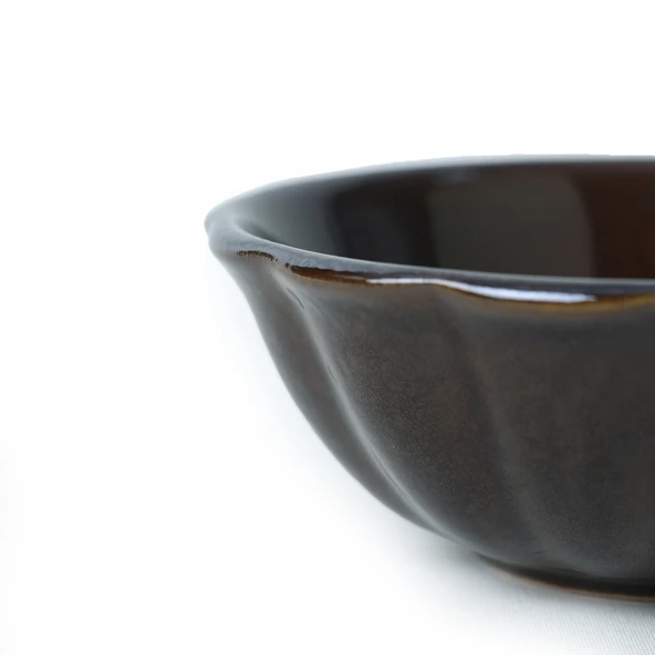 Keramika Luster Kahverengi Sirius Kase 14 Cm 6 Adet Q22 - 10