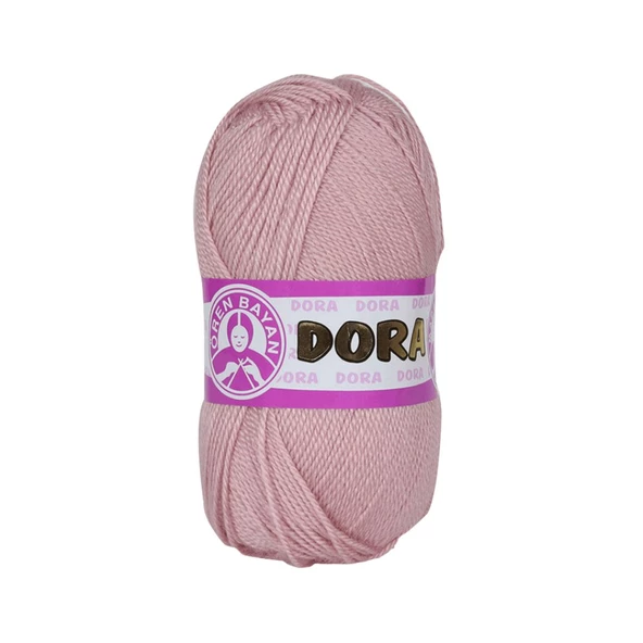Ören Bayan Dora Örgü İpi - Pudra - 1 Adet - ( Renk Kodu : 001 ) ürün görseli 1