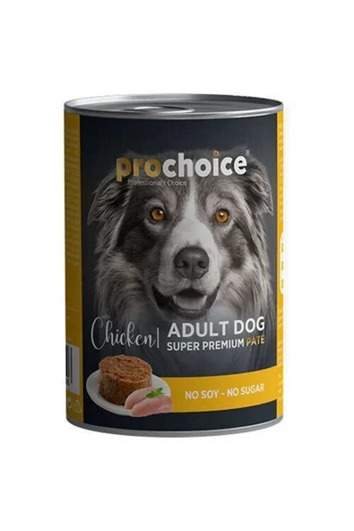 PROCHOiCE YETİŞKİN TAVUKLU PİRİNÇ KÖPEK KONSERVE 400 GR