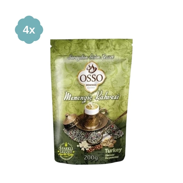 Osso Menengiç Kahvesi 3 'lü 200 gr - 600 gr - 3