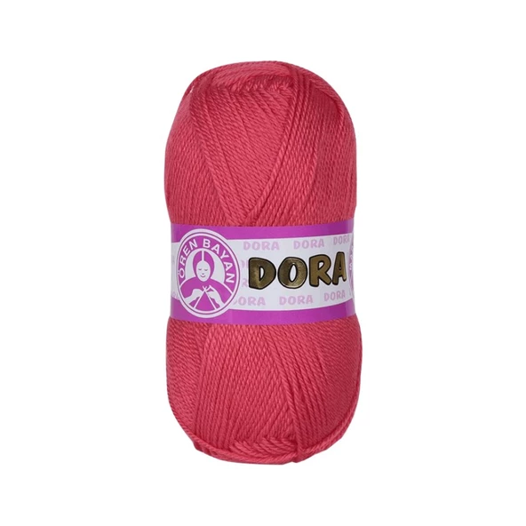 Ören Bayan Dora Örgü İpi - Nar Çiçeği - 1 Adet - ( Renk Kodu : 002 )