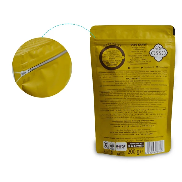 Osso Osmanlı Kahvesi 200gr 24'lü Koli. KH-05 - Resim 5